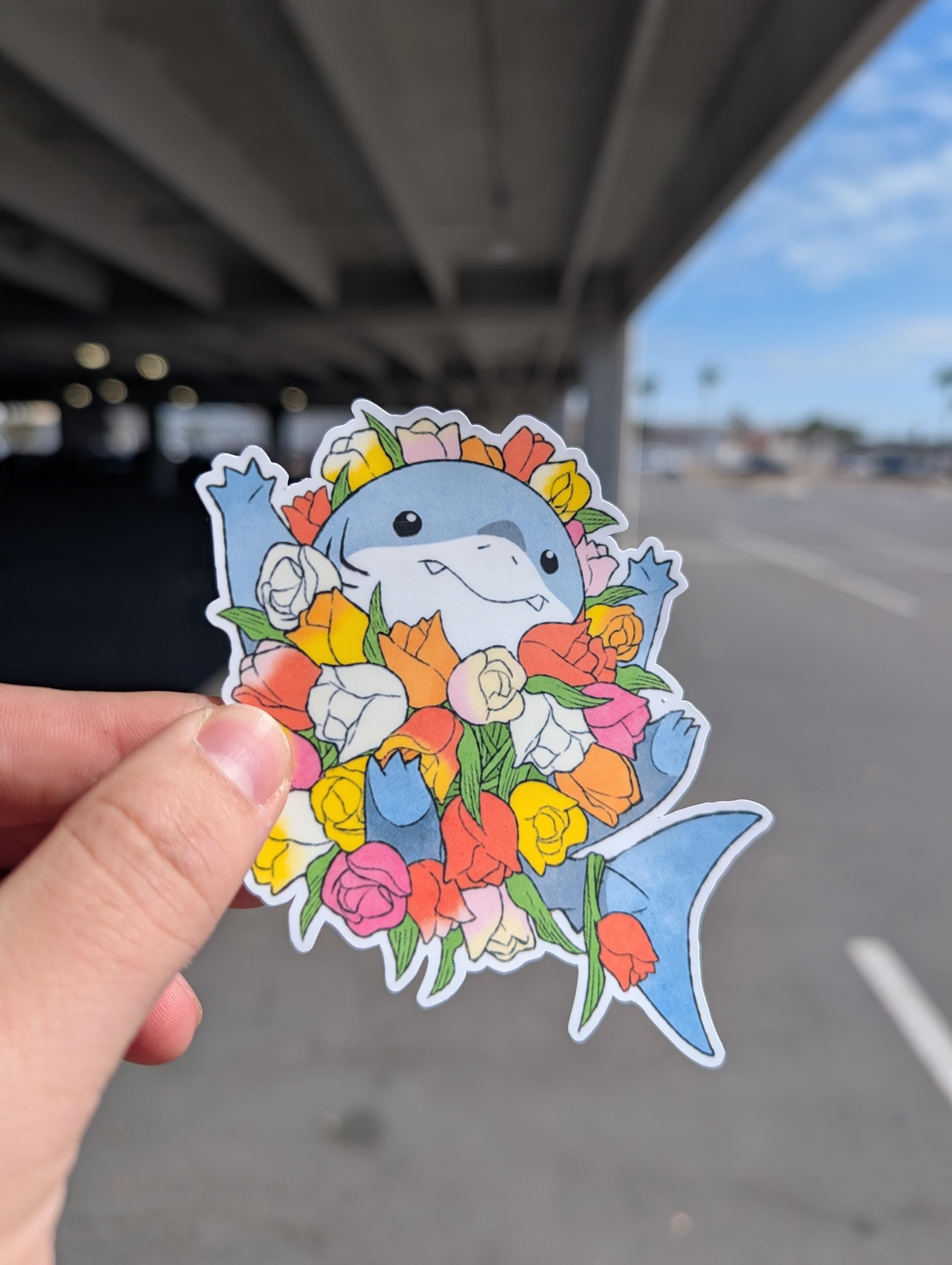 Jeff The Landshark stickers rivals comic infinity comic Deadpool gwenpool Flowerbed