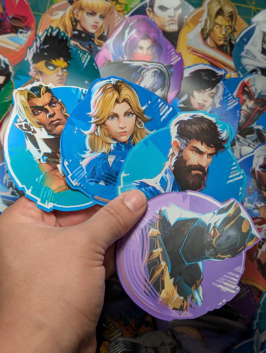 Marvel Rivals Fantastic 4 Spray Collection Mr Fantastic Invisible woman Namor Black Panther