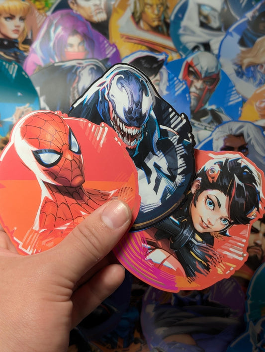 Marvel Rivals spider family Spiderman Venom Peni Parker Bagman Spider verse