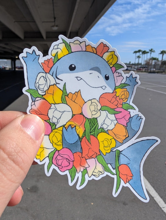 Jeff The Landshark stickers rivals comic infinity comic Deadpool gwenpool Flowerbed