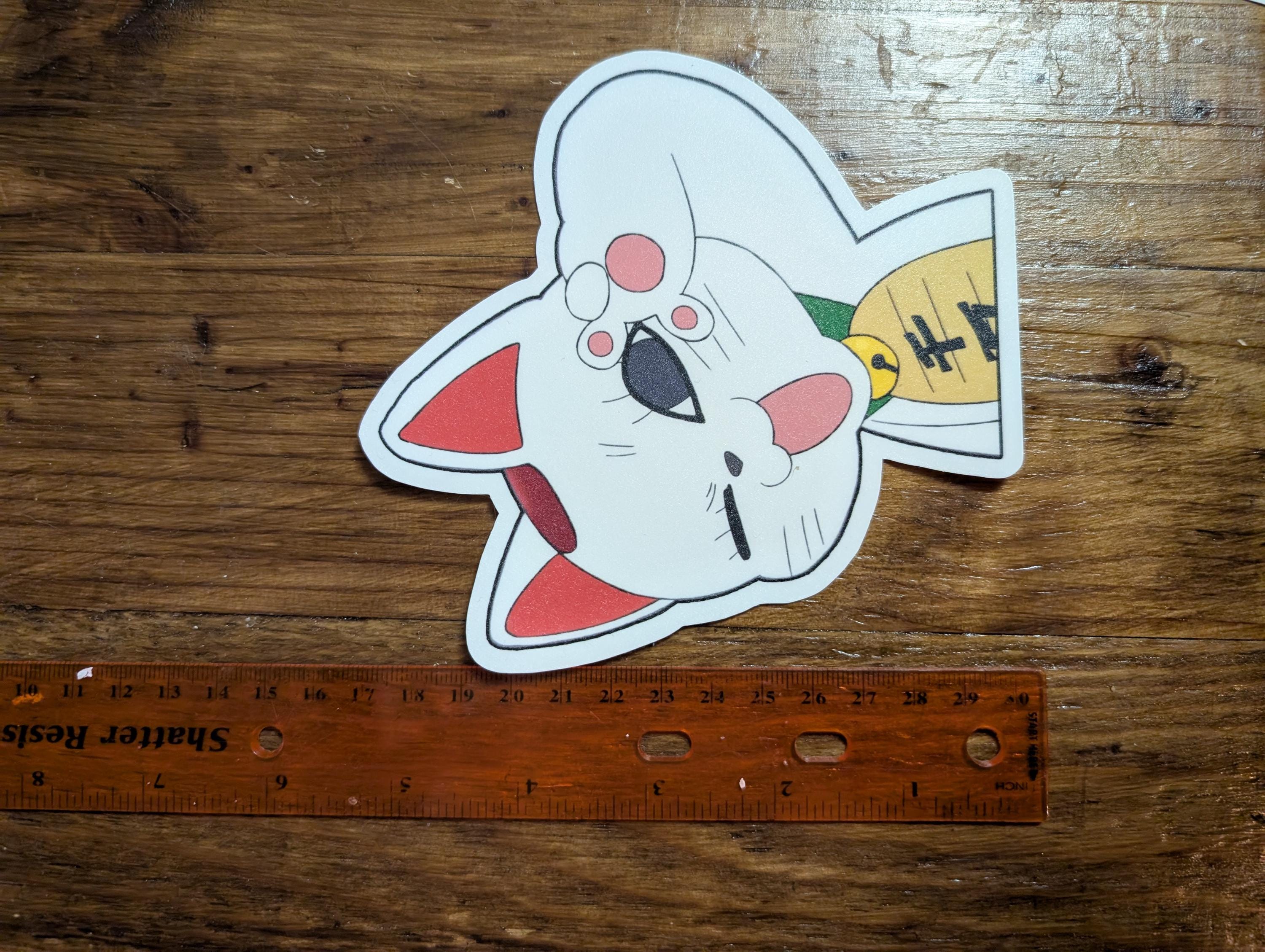 Turbo Granny Dandadan okurun anime manga sticker winking kawaii cat